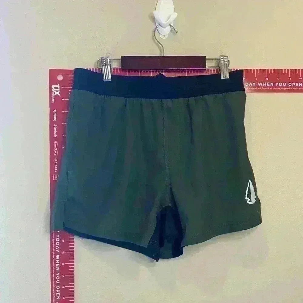 Womens Tachuntfist Olive Green Athletic Shorts size medium